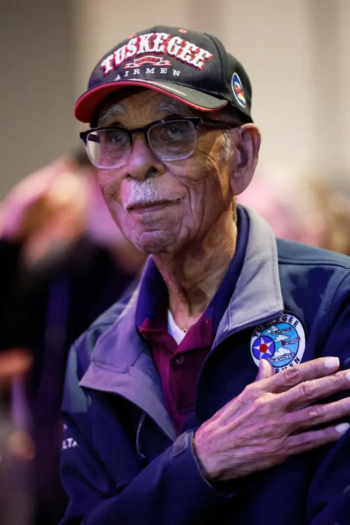 Daniel Keel, a WWII Tuskegee Airman (bombardier, navigator, and pilot)...