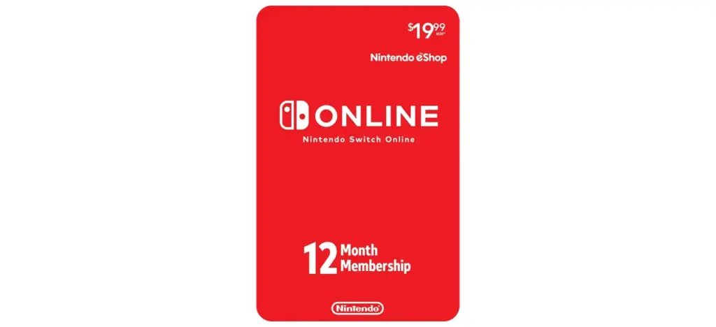 Nintendo Switch Online 12-Month Individual Membership
