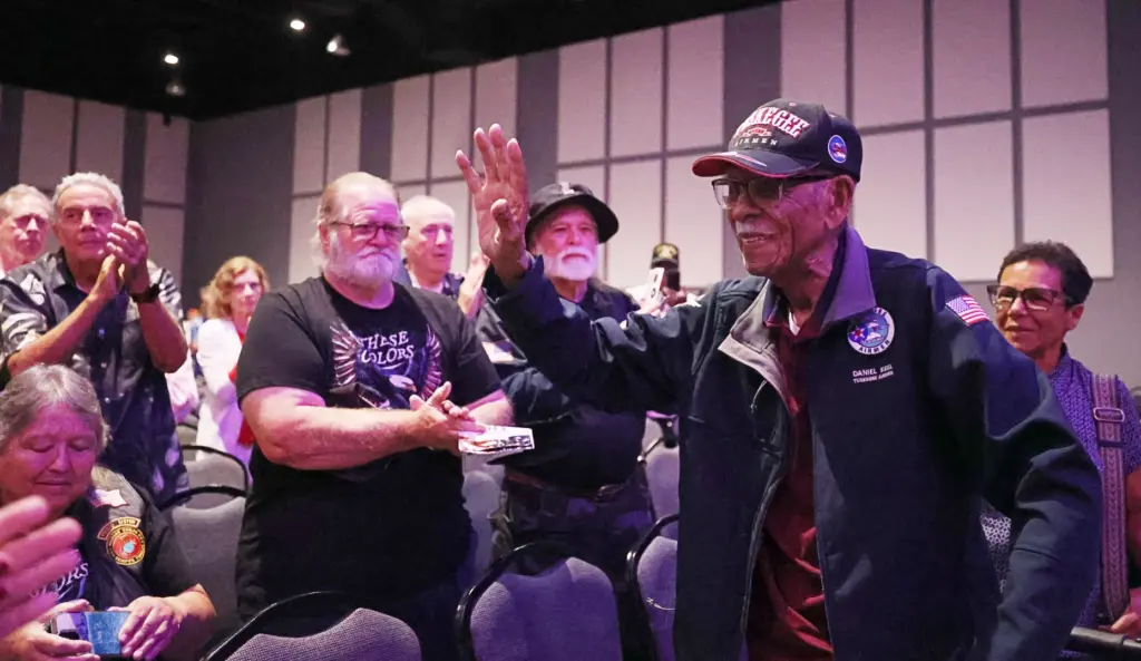 Daniel Keel, a WWII Tuskegee Airman (bombardier, navigator, and pilot)...