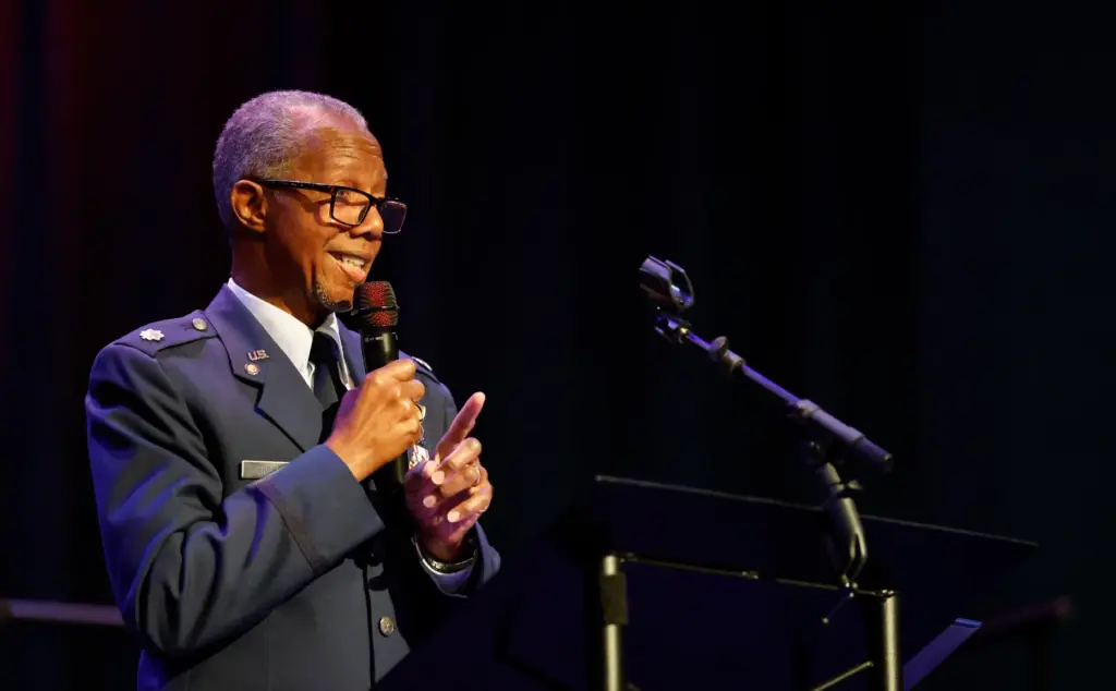 USAF Lt. Col. Montoria Hubbard (Ret.) is the keynote speaker...