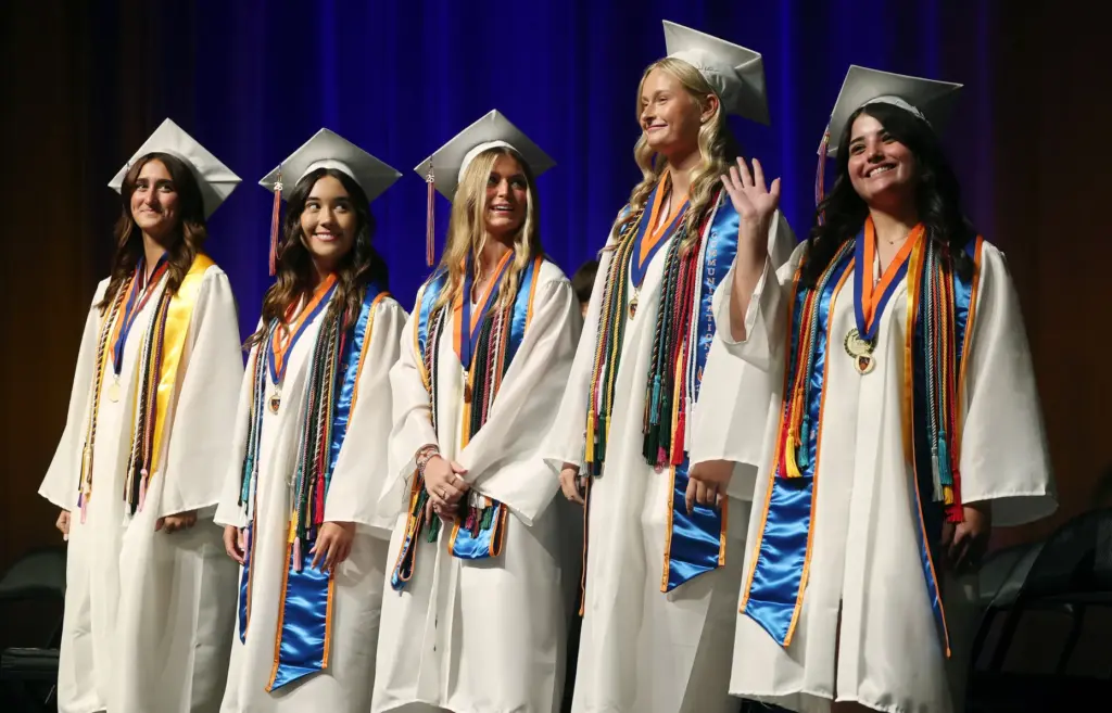 Class of 2026 officers are introduced during West Orange High...
