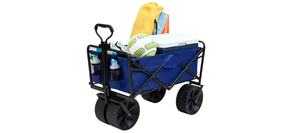 Mac Sports Heavy Duty Collapsible Folding All-Terrain Utility Beach Wagon Cart