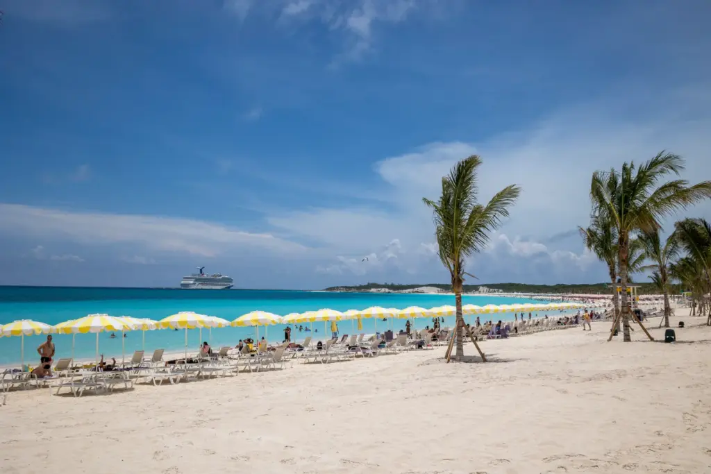 Thousands of umbrellas and chairs have been added at RelaxAway,...