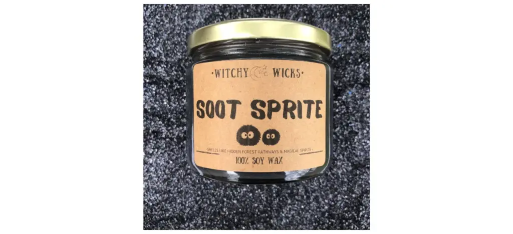 Witchy Wicks Candle Co Soot Sprite Soy Wax Candle