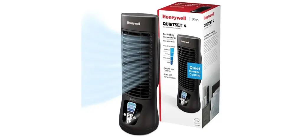 Honeywell HTF210B QuietSet Personal Table Fan