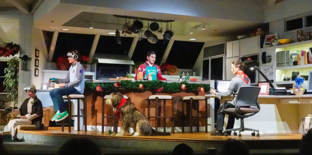 A scene from Walt Disney's Carousel of Progress showcases a...