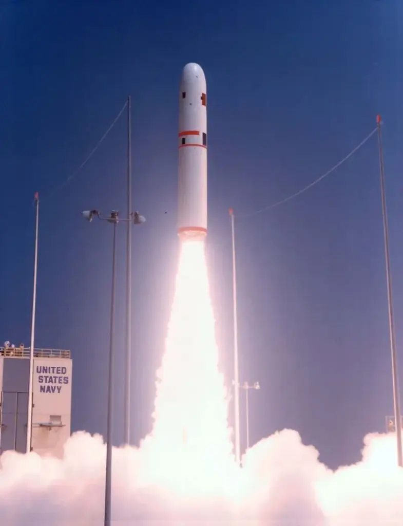 The U.S. Navy launched the second developmental flight test model...