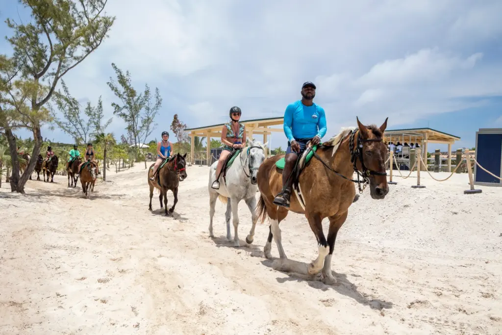 Horseback riding is one unique shore excursion offering at RelaxAway,...