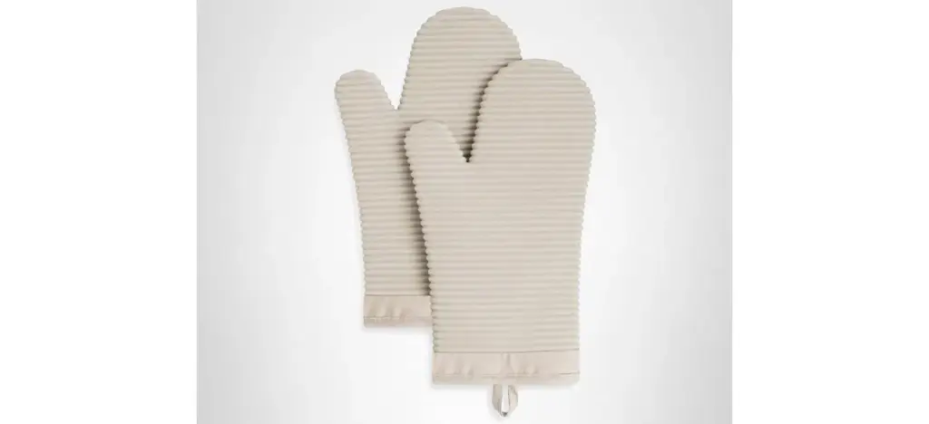 KitchenAid Ribbed Soft Silicone Oven Mitt Set