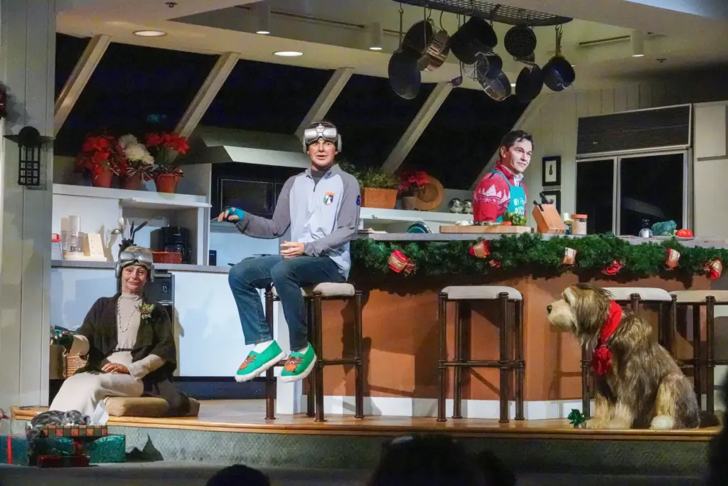 A scene from Walt Disney's Carousel of Progress showcases a...