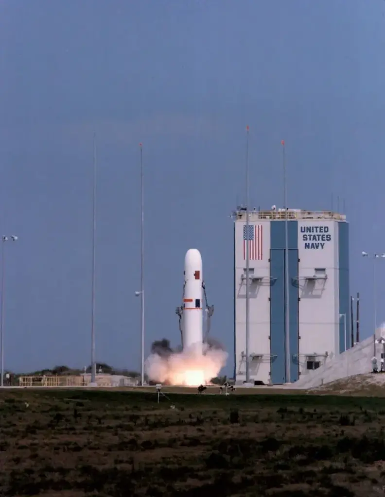 The U.S. Navy launched the second developmental flight test model...