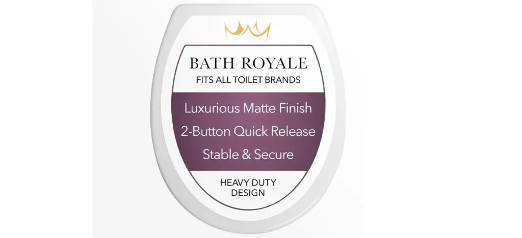 Bath Royale Slow Close Toilet Seat Round BR283-00