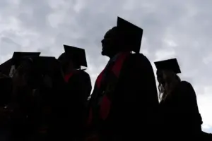 Commentary: Graduates cheered Steve Wozniak’s affirmation of humans over AI. Leaders, pay attention.