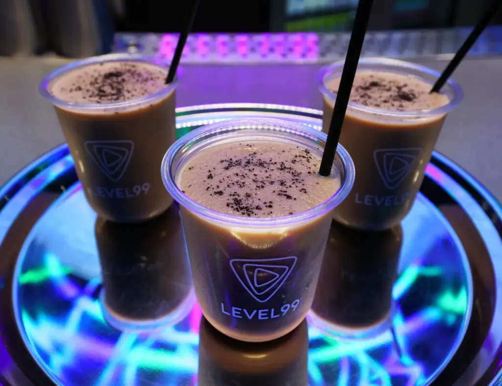 Frozen Irish coffee is served during the preview event at...