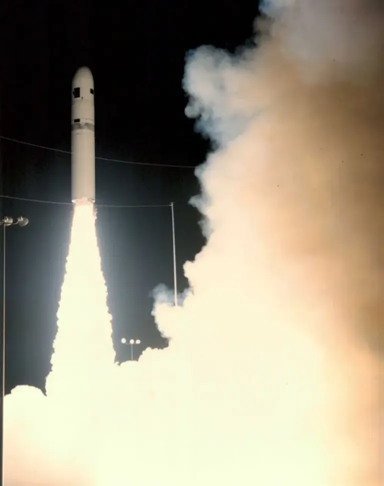 The U.S. Navy launched one of the last developmental flight...