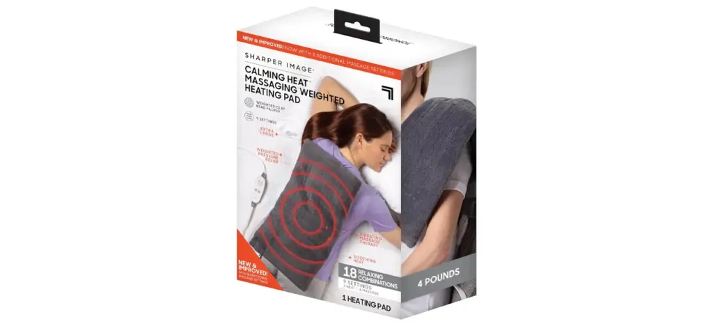 Calming Heat Massaging and Weighted Heating Pad