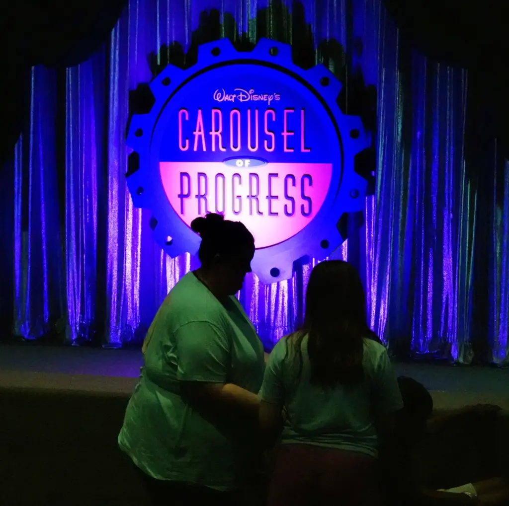 Guests at Walt Disney's Carousel of Progress showcases at the...