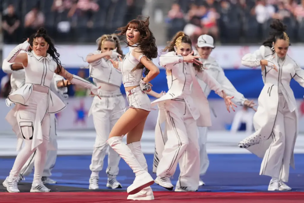 LISA performs during the opening ceremony for the World Cup...