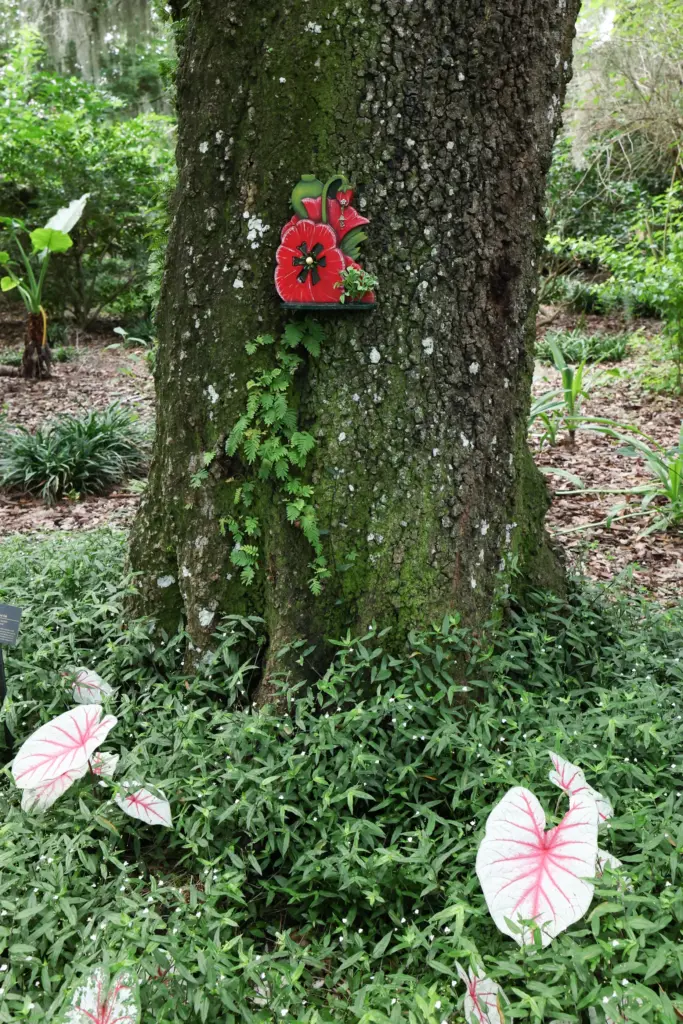 Flower fairy Poppyâs door at the Fairy Door Exhibit at...