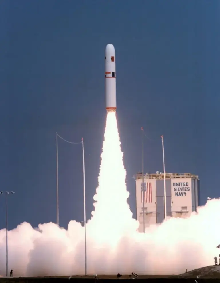 The U.S. Navy launched the second developmental flight test model...