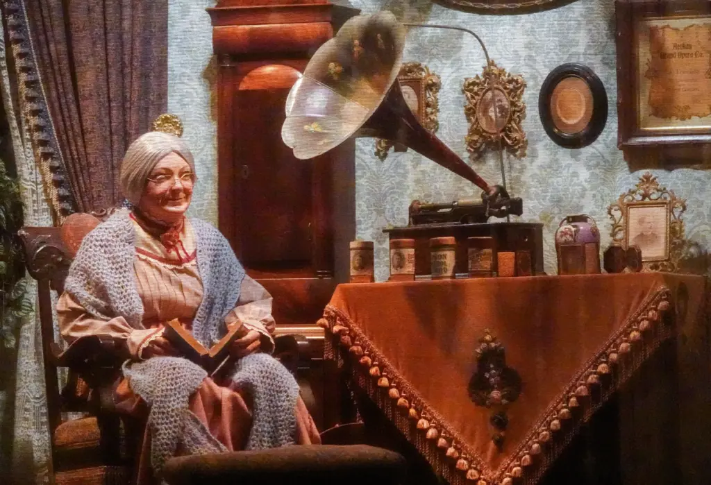 A scene from Walt Disney's Carousel of Progress showcases the...