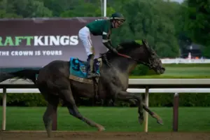 Golden Tempo wins the 158th running of the Belmont Stakes after winning the Kentucky Derby