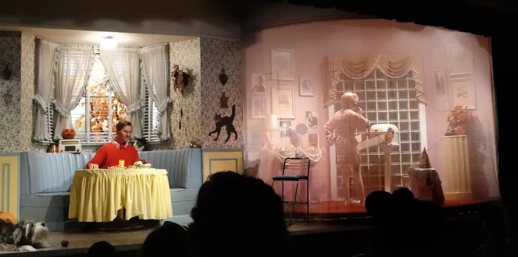 A scene from Walt Disney's Carousel of Progress showcases the...