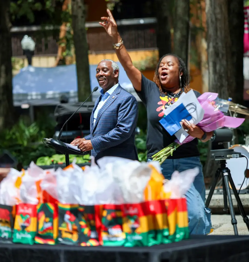 JUNETEENTH CELEBRATION KICKOFF Ã Orange County Mayor Jerry Demings and...