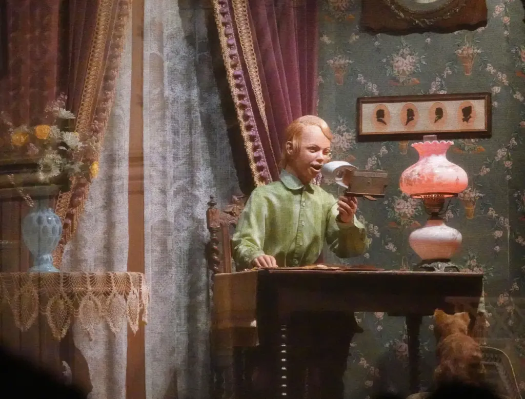 A scene from Walt Disney's Carousel of Progress showcases the...