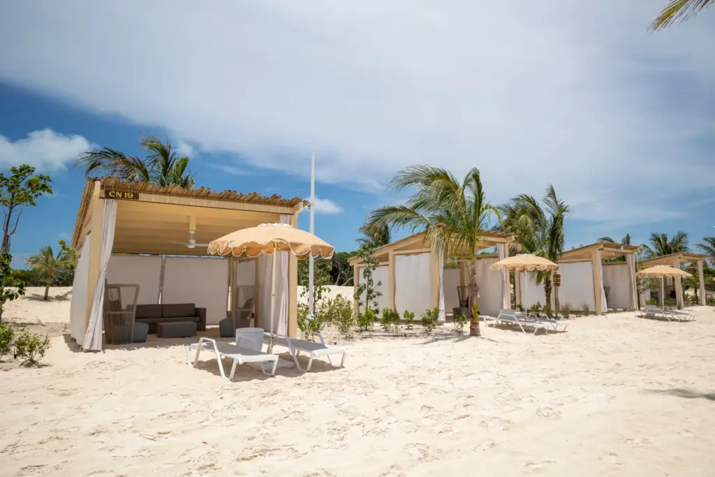 Cabanas are now available for rent at RelaxAway, Half Moon...