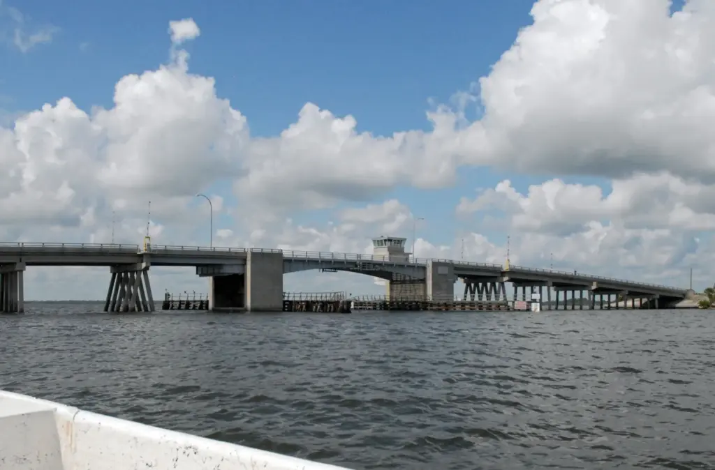 The Roy D. Bridges Jr. Bridge seen in this September...