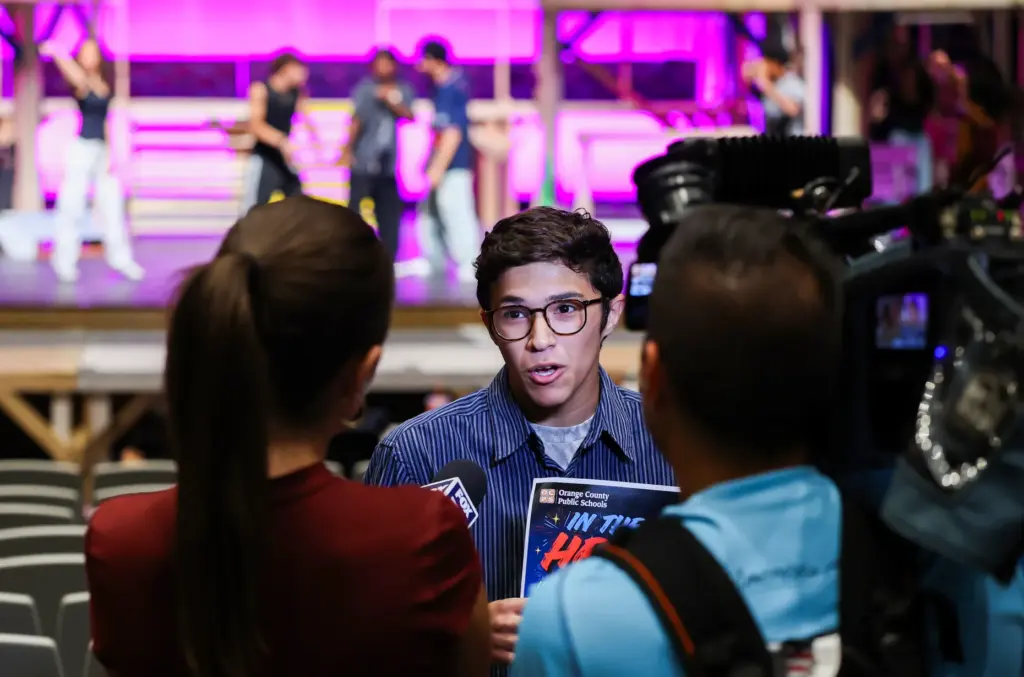 University High School student David Arocho talks about performing in...