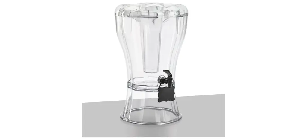 Buddeez Unbreakable 3-1/2-Gallon Beverage Dispenser with Removable Ice-Cone