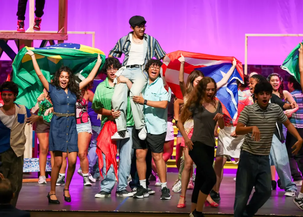 Cypress Creek High School graduate Adriel Ruiz, top, and cast...