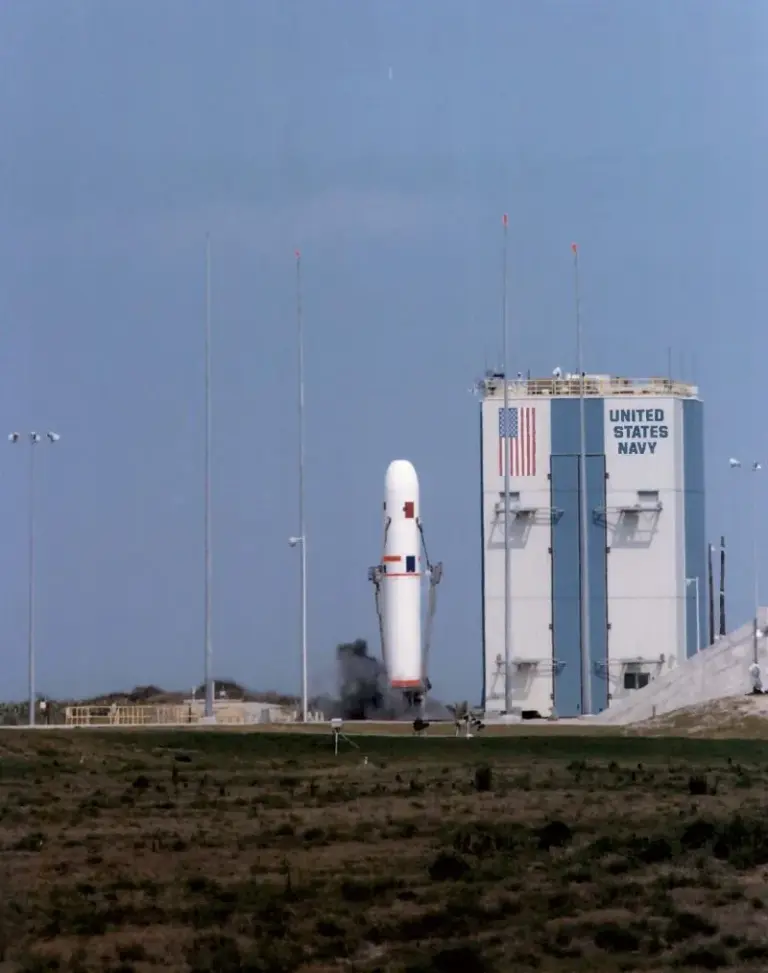 The U.S. Navy launched the second developmental flight test model...