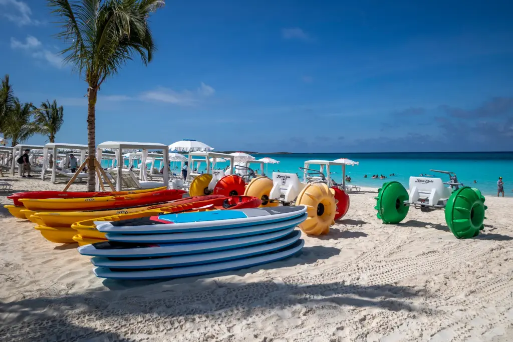 Kayak, paddle board and aqua bike rentals are available at...