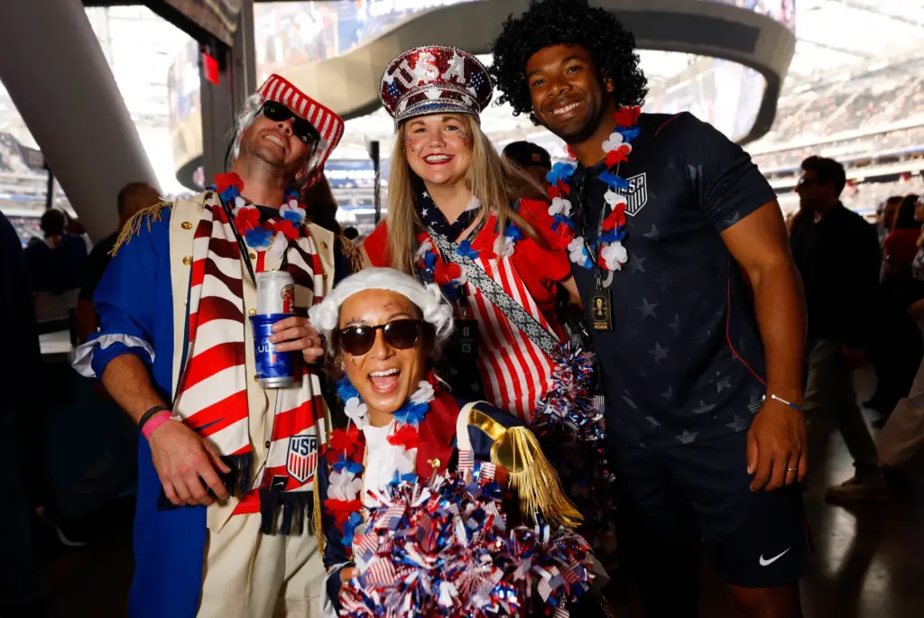 INGLEWOOD, CALIFORNIA – JUNE 25: Fans attend the United States...