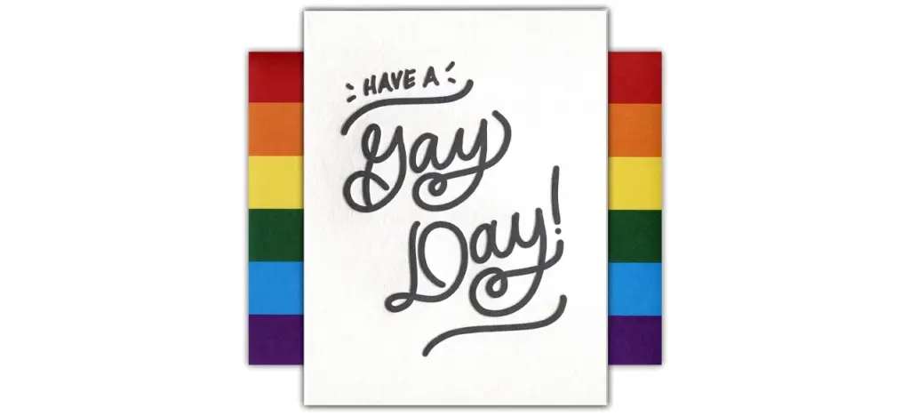 Ink Meets Paper Pride Greeting Card