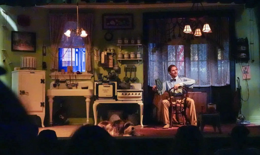 A scene from Walt Disney's Carousel of Progress showcases the...