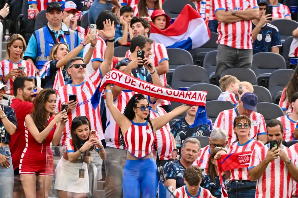 Paraguay fans prior to a FIFA World Cup 2026 soccer...