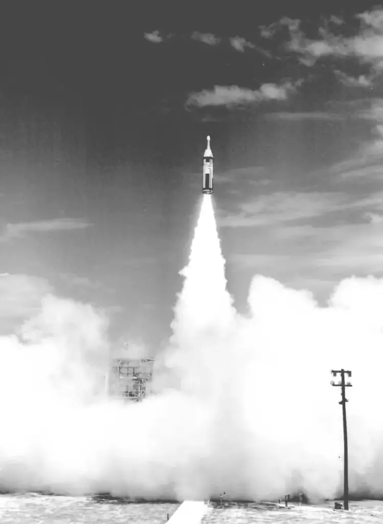 The U.S. Navy launched the first Polaris A-1 missile from...