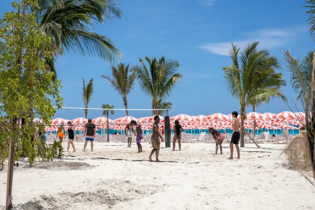 Beach volleyball is part of the new offerings at RelaxAway,...