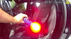 VIDEO: Florida man arrested for attempting fake traffic stop on undercover vehicle