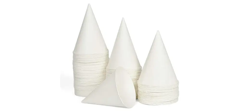 AQUEENLY 100 Snow Cone Cups