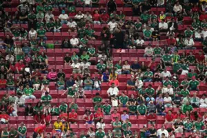 FIFA blames empty seats at World Cup match in Mexico on fans in the concourses