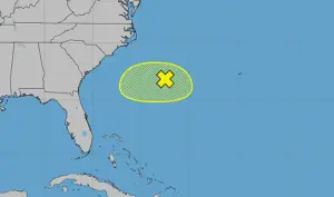Hurricane center keeps track of Atlantic system off US coast