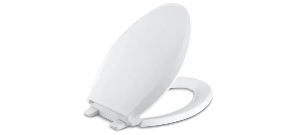 Kohler’s Cachet Quiet-Close Toilet Seat with Grip-Tight Bumpers