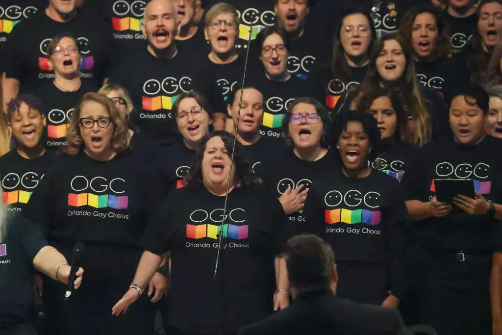 The Orlando Gay Chorus sings during the 2026 Pulse Day...