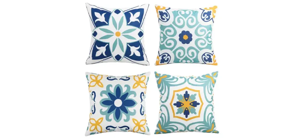 Pyonic Outdoor Waterproof Throw Pillow Covers