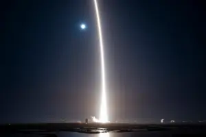 SpaceX moonlit launch marks year’s midway point as pace reined in on Space Coast